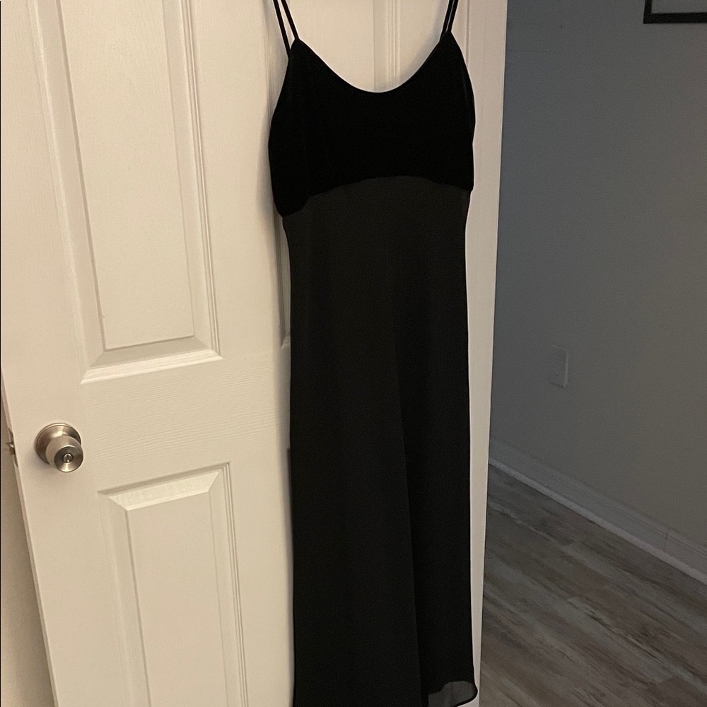 Alberto Makali Black Spaghetti Strap Dress